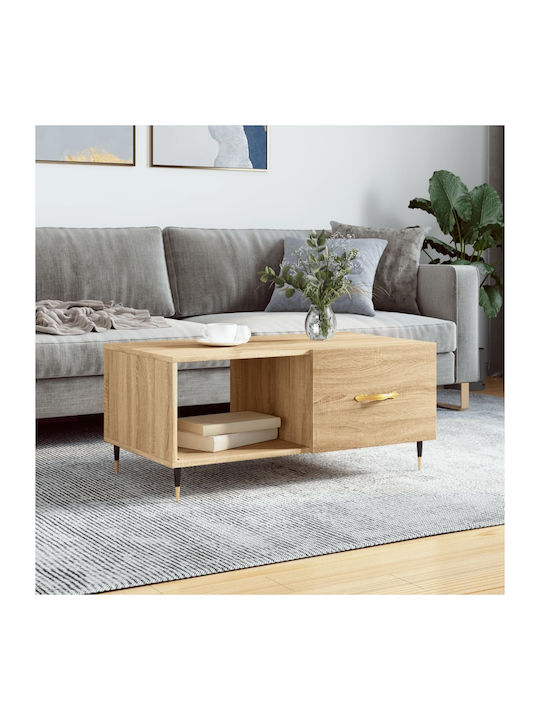 Rectangular Wooden Coffee Table Sonoma L90xW50x...