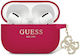 Guess Glitter Triangle Charm Silicone Case Mage...