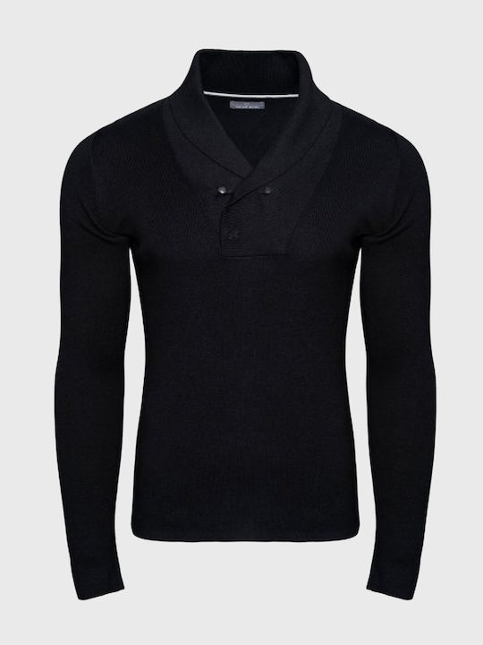 Ikks Men's Long Sleeve Sweater Black