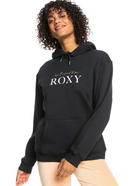 Roxy Women's Hooded Sweatshirt Black