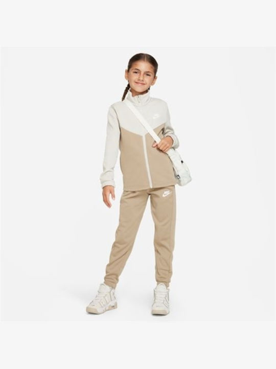 Nike Kinder Sweatpants Set - Jogginganzug Ecru ...