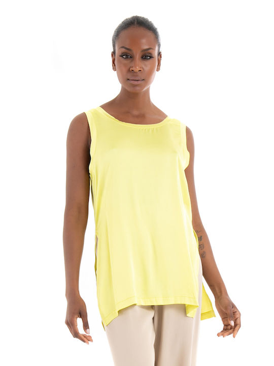 Black & Black Women's Summer Blouse Sleeveless Beige