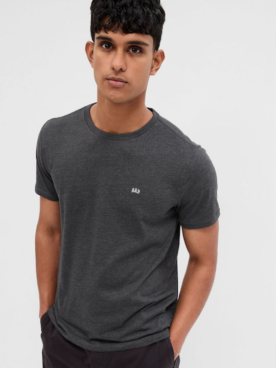 GAP Ανδρικό T-shirt Κοντομάνικο Charcoal Gray