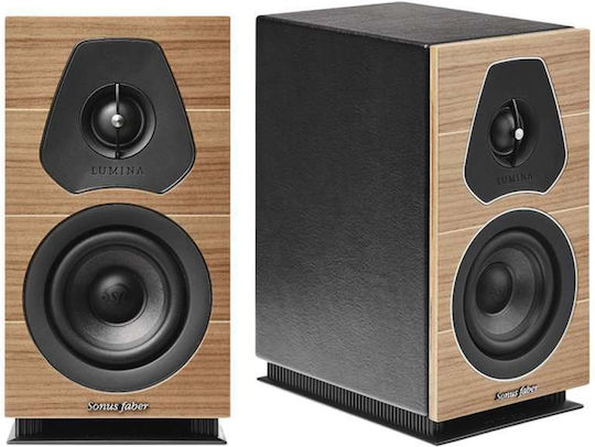 Sonus Faber Lumina I Ζεύγος Ηχείων Hi-Fi Βιβλιοθήκης 2 Δρόμων Π14.8xΒ21.3xΥ28εκ. Καρυδιά