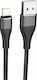 Jellico A4 USB-A zu Lightning Kabel Schwarz 1.2m