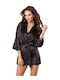 Dreamgirl Summer Women's Robe Black