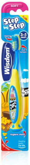 Wisdom Kinderzahnbürste Für 3+ Jahre Blau/Gelb