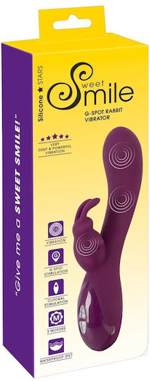 You2Toys Sweet Smile G-Spot Δονητής Rabbit 21.4cm Μωβ