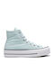 Chuck Taylor All Star Lift Flatforms Μποτάκια Γαλάζια