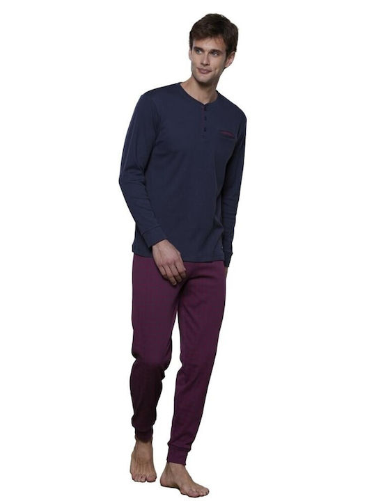 Noidinotte Men's Winter Pajamas Set Multicolour