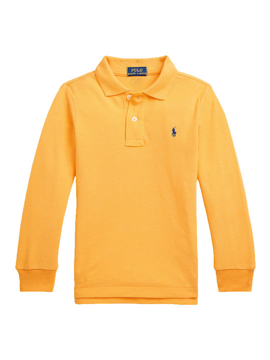 Ralph Lauren Kinderpolo Langarm Gelb