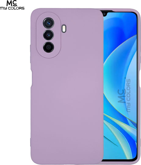 Sonique Back Cover Silicone Purple (Huawei Nova Y70)