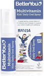 BetterYou MultiVit Junior Vitamin for Energy, Immune System Boost, Hair & Nails 25ml