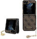 Guess 4G Charms Back Cover Brown (Galaxy Z Flip5)
