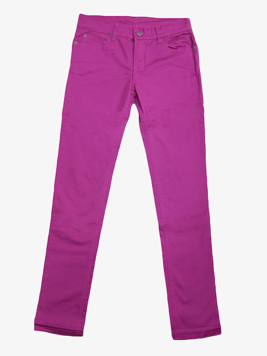 Cheap Monday Femeiesc Tesatura Pantaloni Burgundy