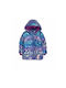 Tuc Tuc Girls Quilted Coat Purple with Lining & Ηood