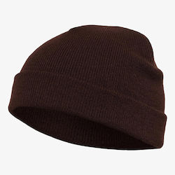 Yupoong Beanie Unisex Căciulă Tricotat în culoarea Maro