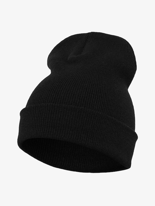 Yupoong Beanie Unisex Căciulă Tricotat în culoarea Negru