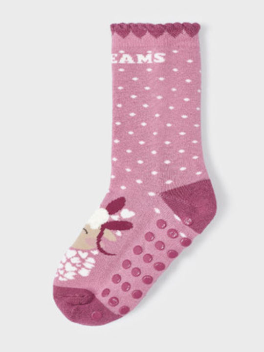 Mayoral Non-slip Kids' Long Socks Sheep Orchidea