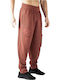 Boston Cargo Men's Sweatpants with Elastic Brown
