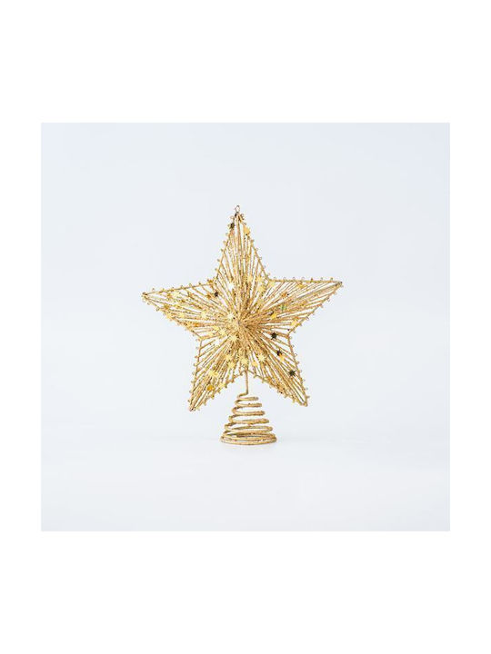 Eurolamp Christmas Christmas Tree Topper Ornament Gold