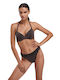 Crool Bikini Slip High Waist Brown