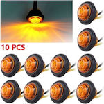 Truck Volume Lights 10pcs 12 / 24V - Orange 5513