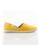 Tendenz Women's Synthetic Leather Espadrilles Yellow