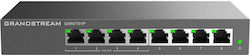 Grandstream GGWN7701P Unmanaged L2 PoE+ Switch with 8 Gigabit (1Gbps) Ethernet Ports