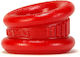 Oxballs Cock Ring Hoden Silikon Rot