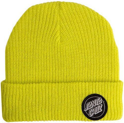 Santa Cruz Beanie Unisex Beanie Gestrickt in Gelb Farbe