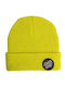 Knitted Beanie Cap Yellow