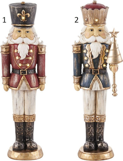 TnS Nutcracker de Crăciun din Polirosină Înălțime 47cm.