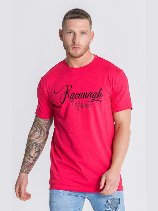 Gianni Kavanagh Herren T-Shirt Kurzarm Rosa