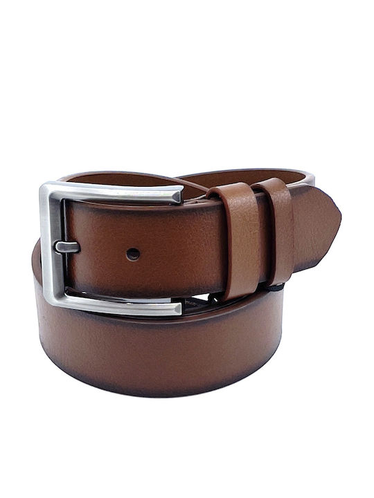 Legend Accessories Широк Мъжки Колан Кожен от К...