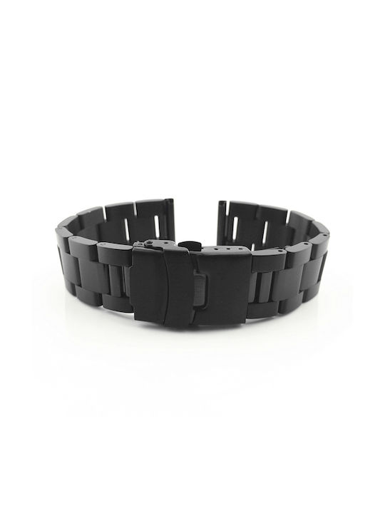 Metallic Bracelet Black 22mm