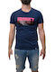 T-shirt Navy Μπλε
