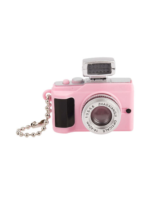 Φωτογραφική Μηχανή Μινιατούρα Μπρελόκ 4cm - Ροζ