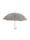 Tradesor Automatic Umbrella with Walking Stick Transparent