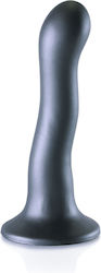 Shots Ultra Soft Ρεαλιστικό Dildo με Όρχεις και Βεντούζα Γκρι 17cm