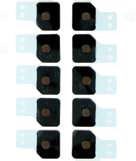 Dustproof Mesh for iPhone 11 Pro - Anti-dust mesh and frame for Battery Door Microphone 10pcs Gold