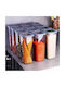 Hermia Set 12 Bucăți Casete Utilizare Generală cu Capac Ermetic Plastic Gri 1750ml 12 Bucăți