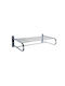 Kolossos Wall-Mounted Bathroom Shelf Unit with 5 Positions Silver