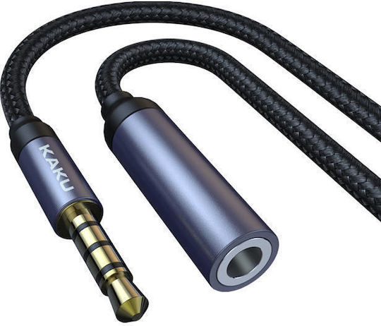 Kakusiga 3.5mm Jack Cable Male to Female Black 1m