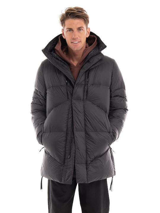 Krakatau Men's Winter Puffer Jacket Black