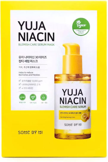 Some By Mi Yuja Niacin Μάσκα Ομορφιάς Προσώπου Με Νιασιναμίδη