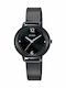 Pulsar Damen Uhr mit Schwarz Metallarmband