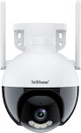 Sricam IP Cameră de Supraveghere Wi-Fi 1080p Full HD Rezistentă la apă cu Comunicare Bidirecțională și cu Lanternă 4mm