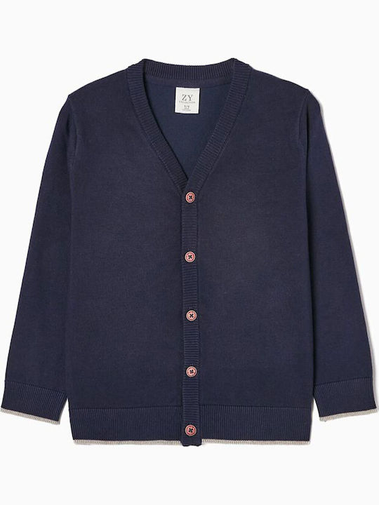 Cardigan pentru copii Tricotat Albastru