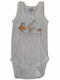 Helios Baby Bodysuit Set Sleeveless White